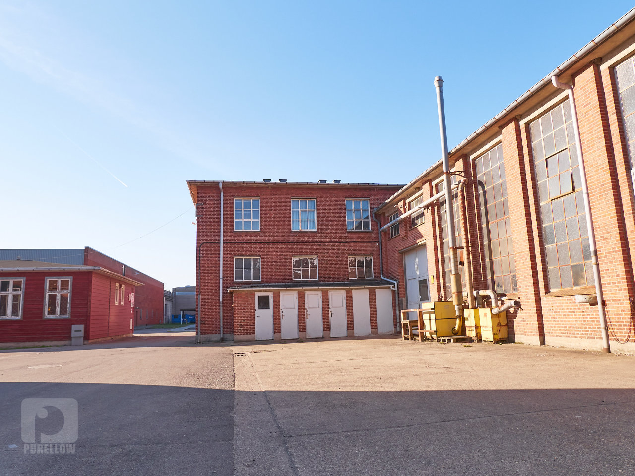 Baggård på gammel fabrik i Næstved